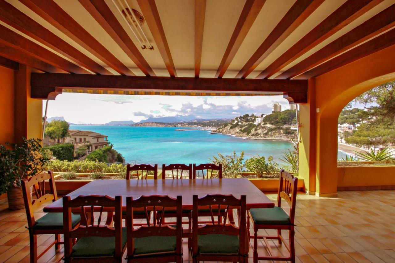 El Portet - Beachfront Holiday Home With Private Pool In Moraira Exterior photo